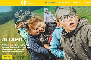 Lanzamos la web del proyecto SOS Ucrania